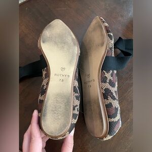 Rothy’s cheetah print flats